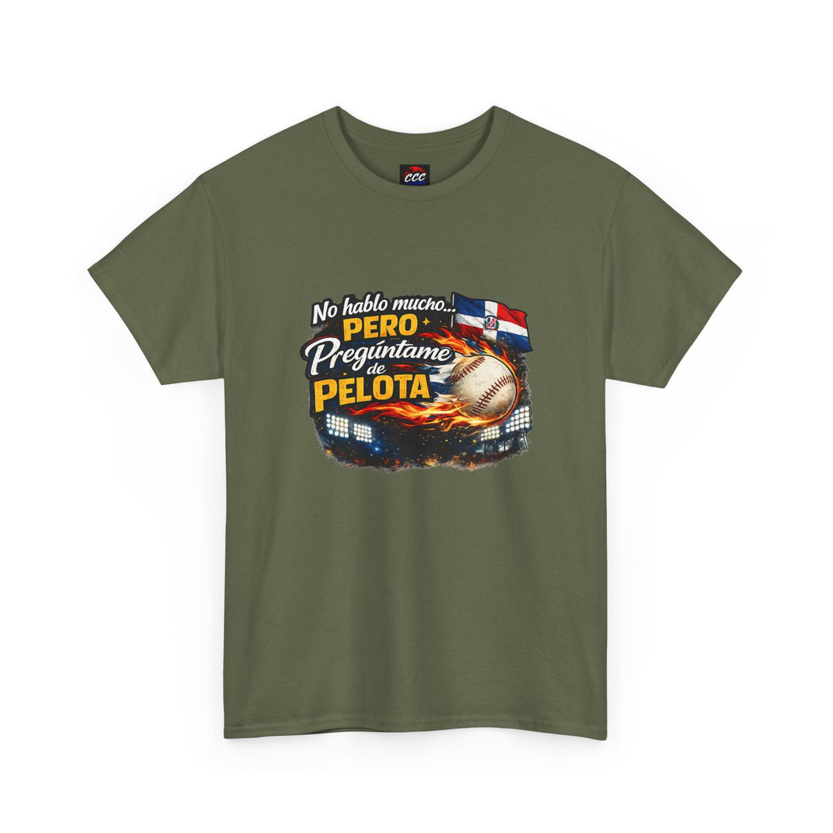 Baseball Dominican Flag Design T-Shirt
