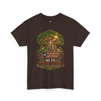 'Mi Fée Tiene Raíces' Tree of Life Vintage Flag Tee