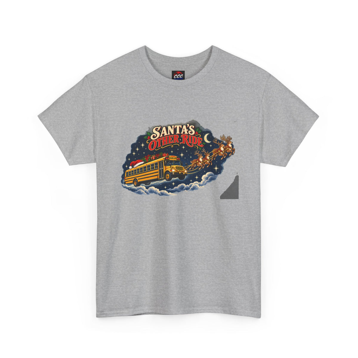 Santa’s Other Ride Christmas School Bus Tee