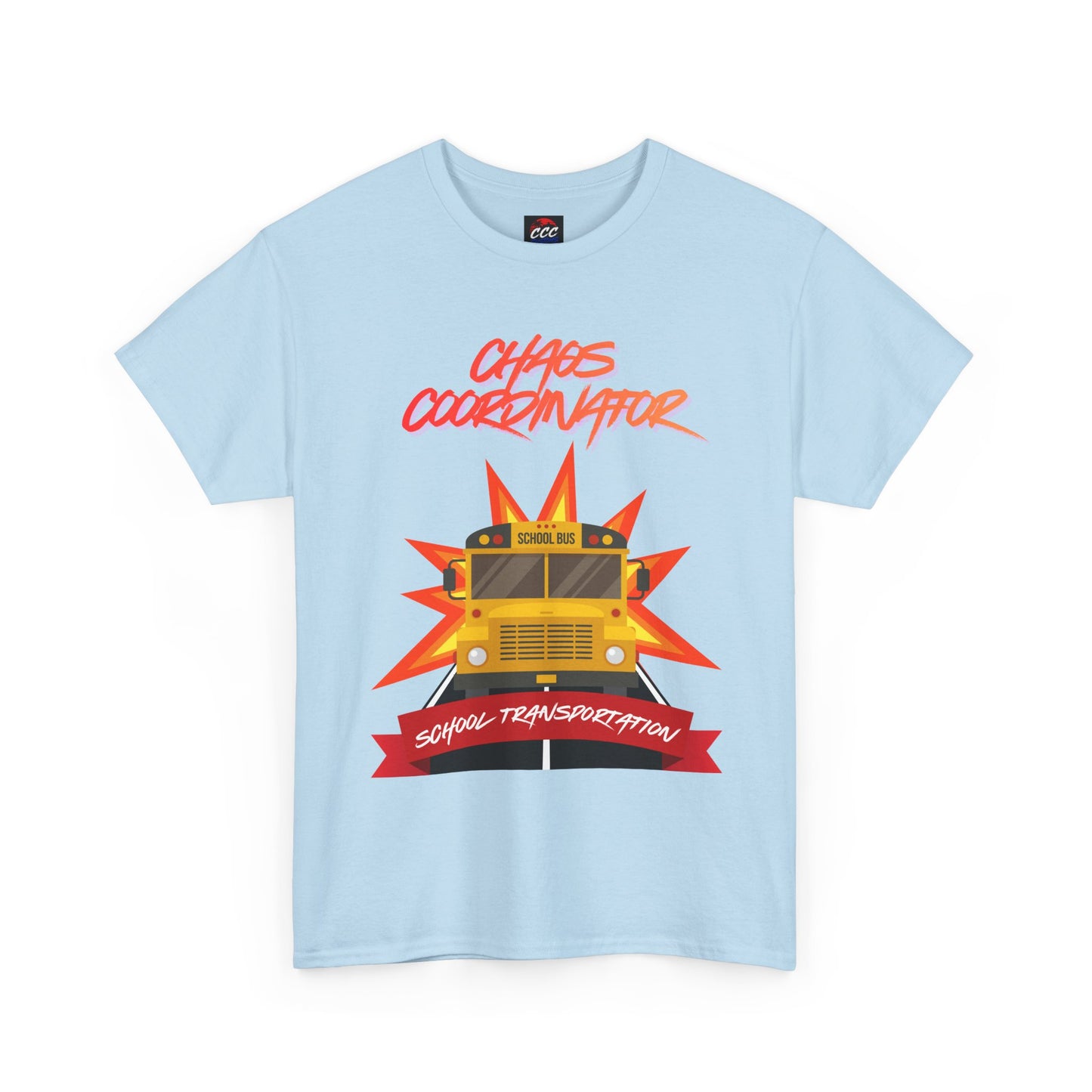 Chaos Coordinator School Bus T-Shirt