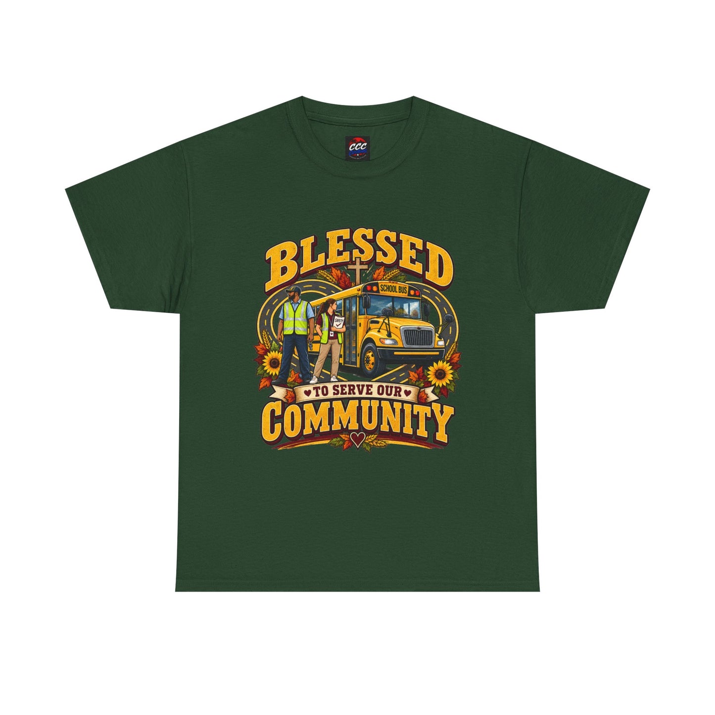 Blessed To Serve Our Community Tee — Fall Version