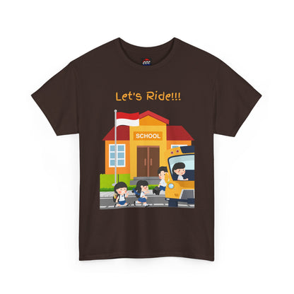 Let’s Ride! School Bus Kids T-Shirt