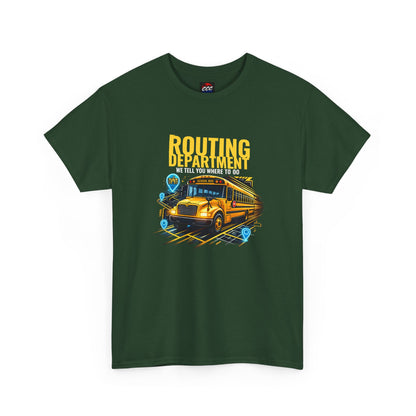 Routing Department School Bus T-Shirt