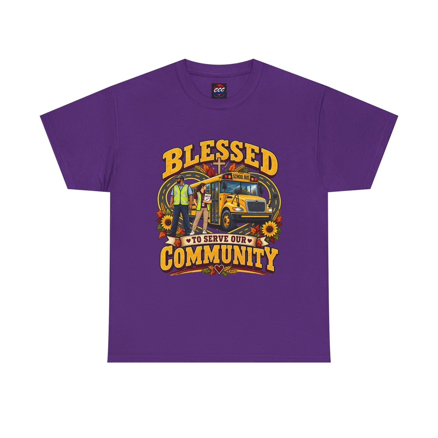 Blessed To Serve Our Community Tee — Fall Version