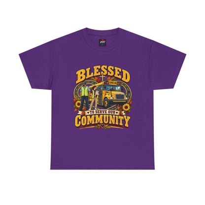 Blessed To Serve Our Community Tee — Fall Version