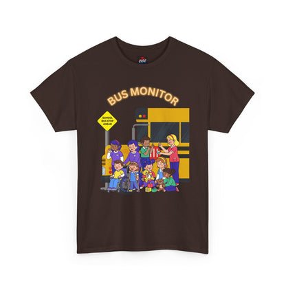 Bus Monitor with Students T-Shirt