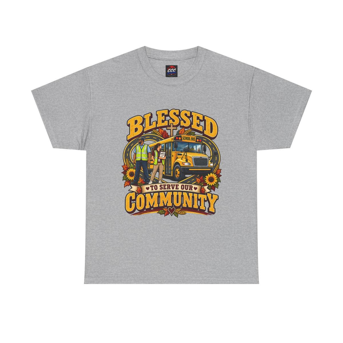 Blessed To Serve Our Community Tee — Fall Version