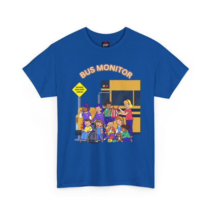 Bus Monitor with Students T-Shirt
