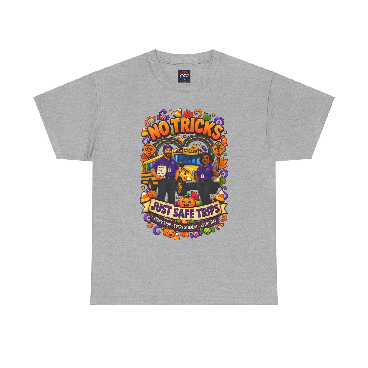 No Tricks Just Safe Trips Tee