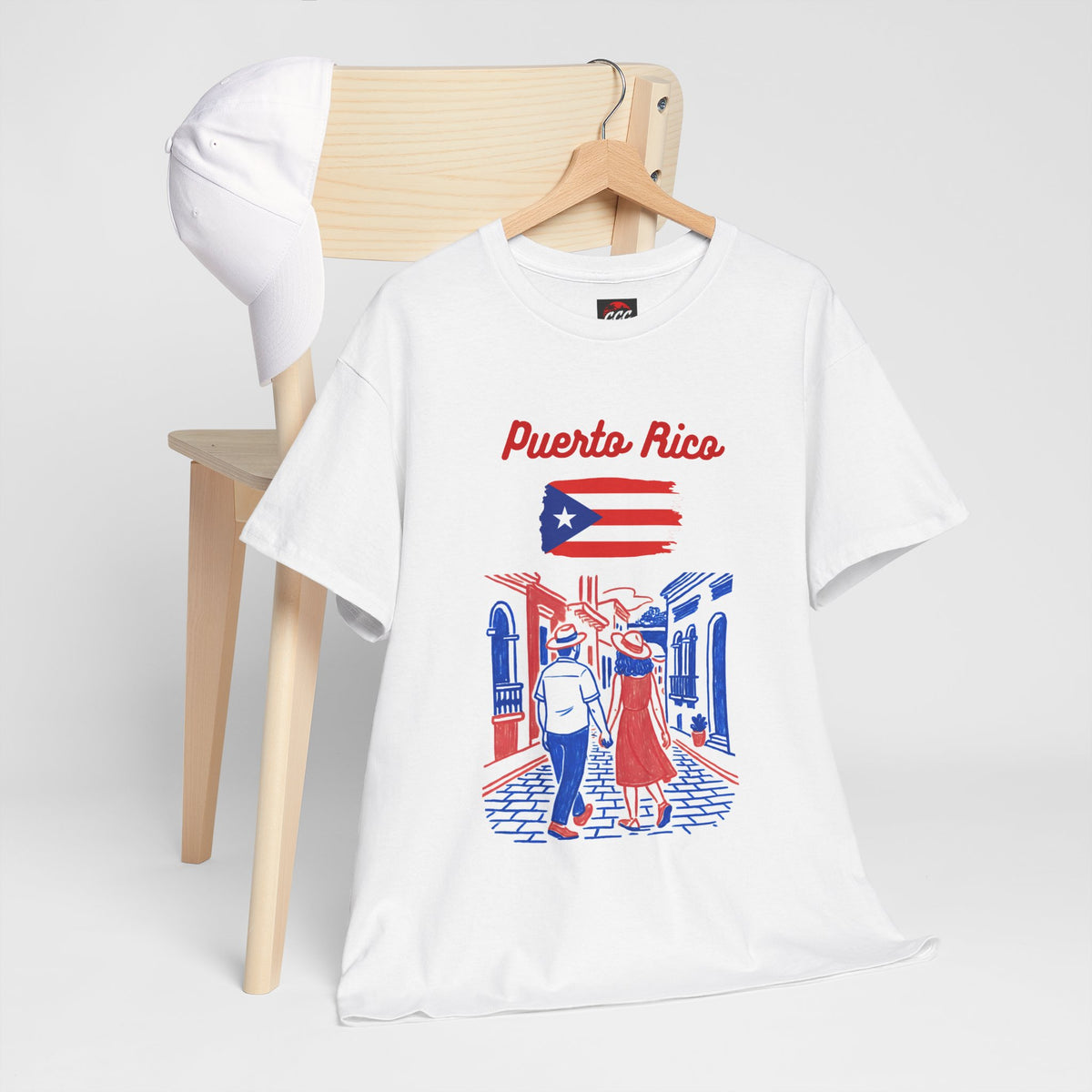 Puerto Rico Vintage Street Scene T-Shirt