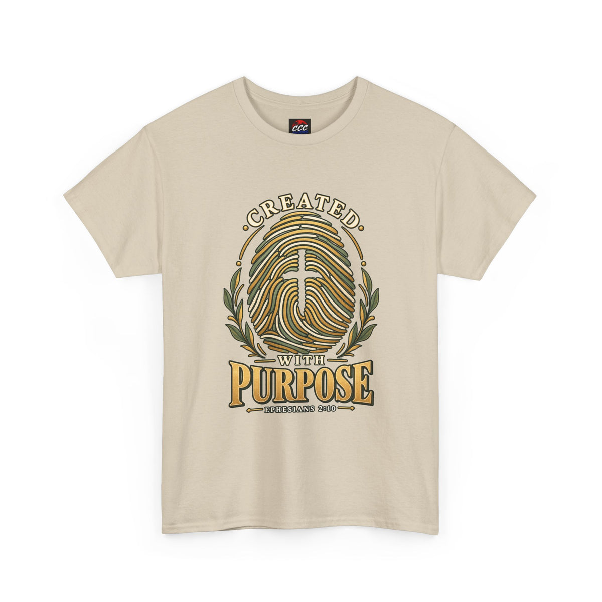 Created With Purpose Christian Tee