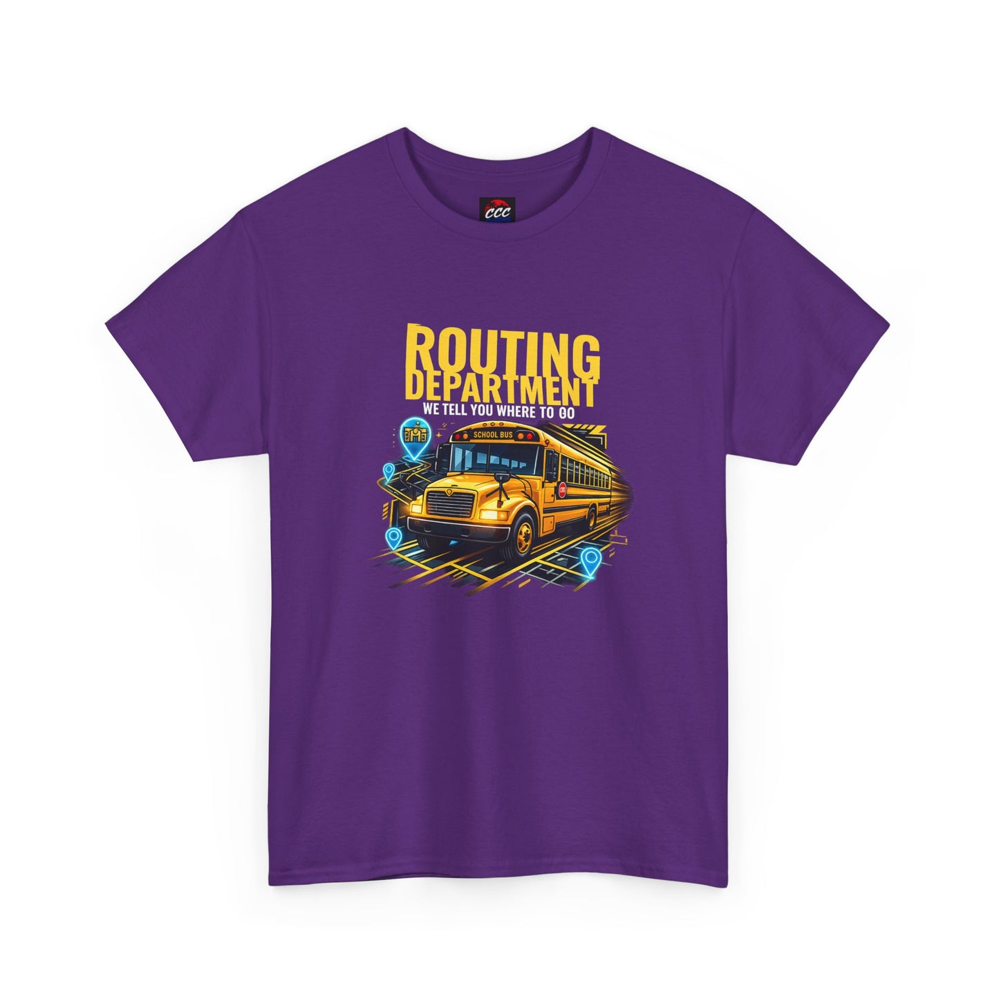 Routing Department School Bus T-Shirt