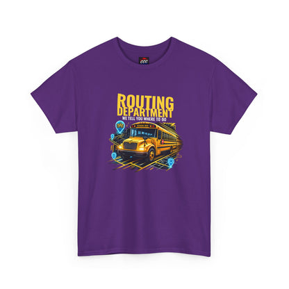 Routing Department School Bus T-Shirt
