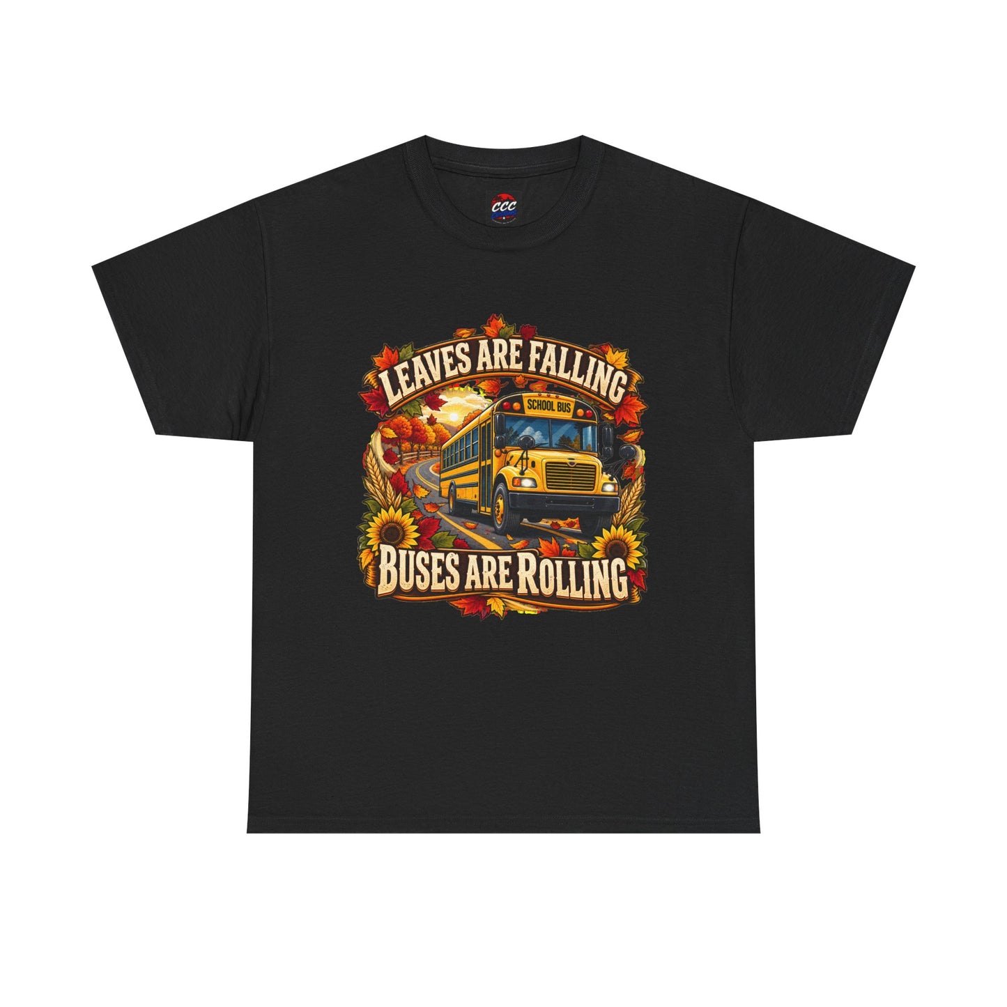 Leaves Are Falling, Buses Are Rolling T‑Shirt