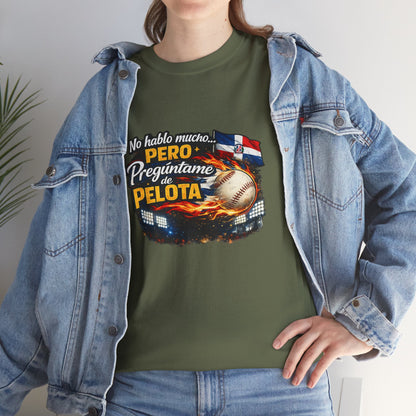 Baseball Dominican Flag Design T-Shirt