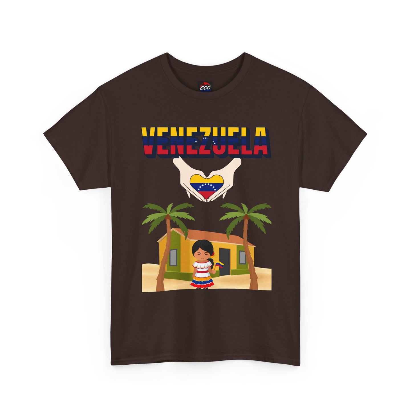 Venezuela Heart Graphic T-Shirt