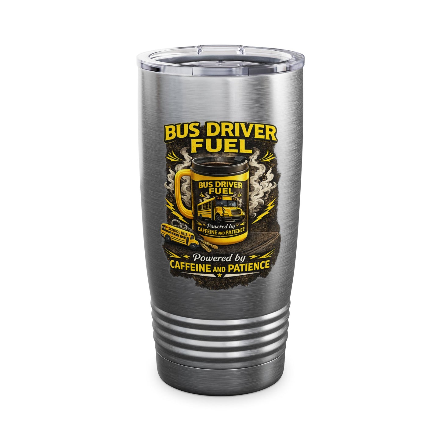 Bus Driver Fuel 20oz Tumbler – Caffeine & Patience Travel Mug
