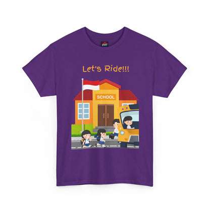 Let’s Ride! School Bus Kids T-Shirt