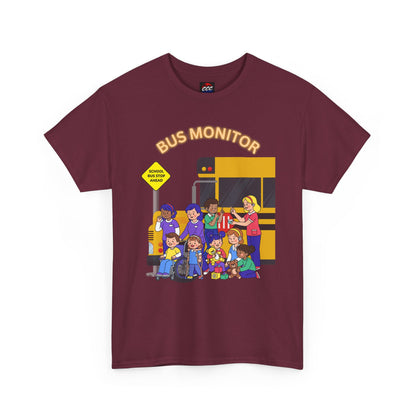 Bus Monitor with Students T-Shirt