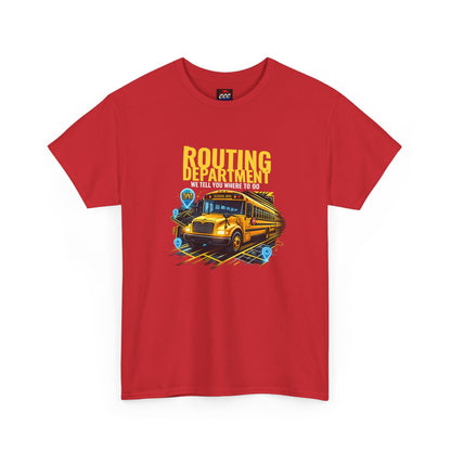 Routing Department School Bus T-Shirt
