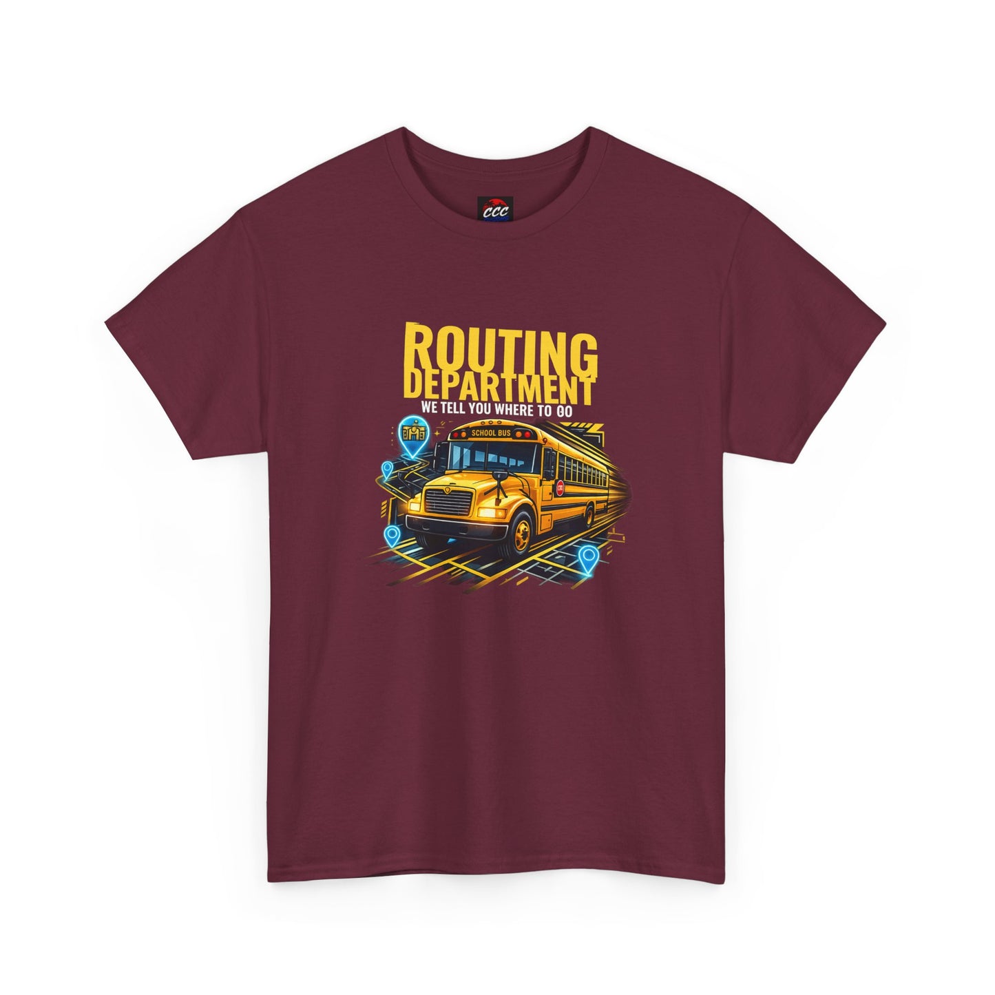 Routing Department School Bus T-Shirt