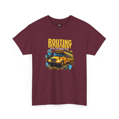 Routing Department School Bus T-Shirt