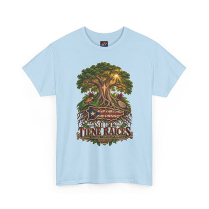 'Mi Fée Tiene Raíces' Tree of Life Vintage Flag Tee
