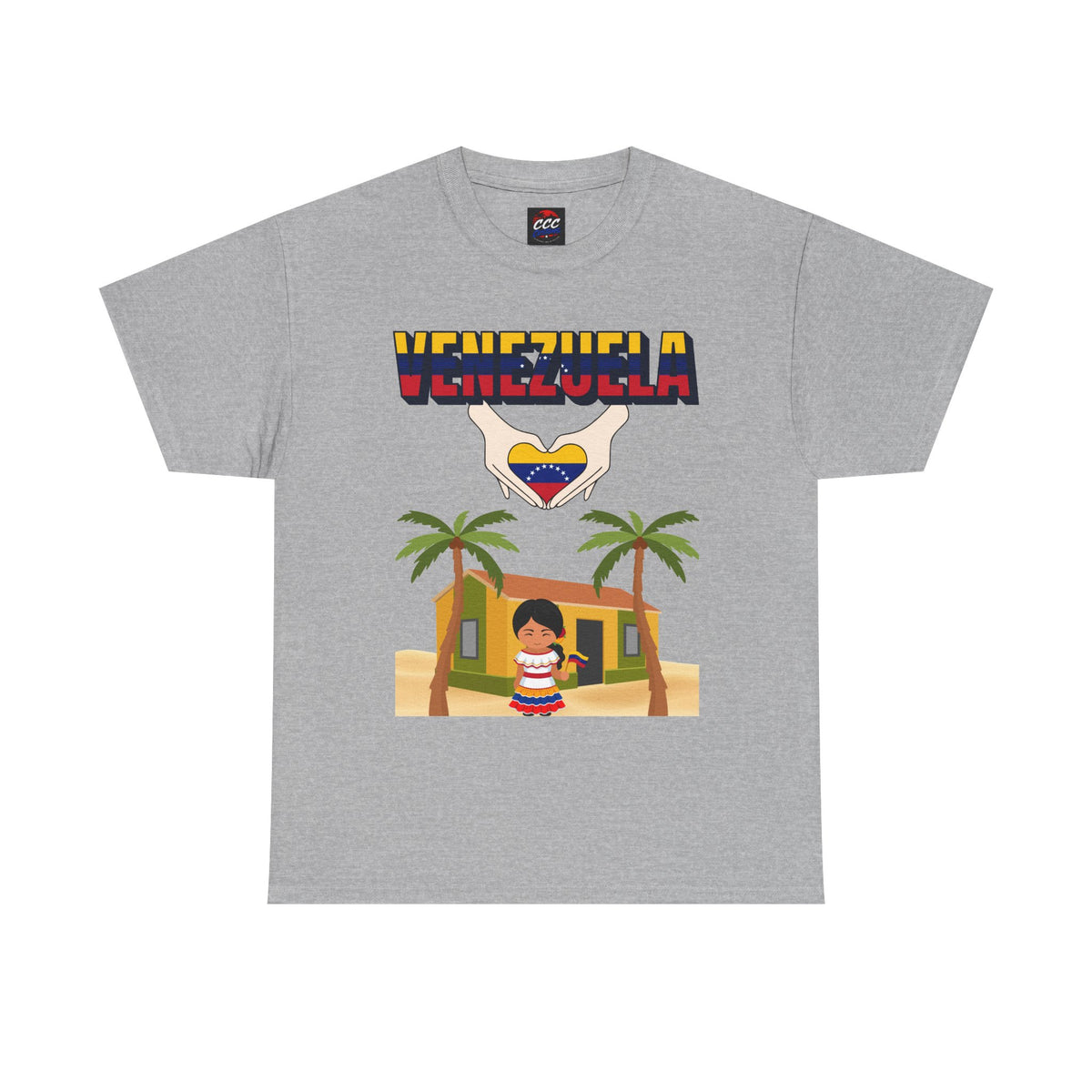 Venezuela Heart Graphic T-Shirt