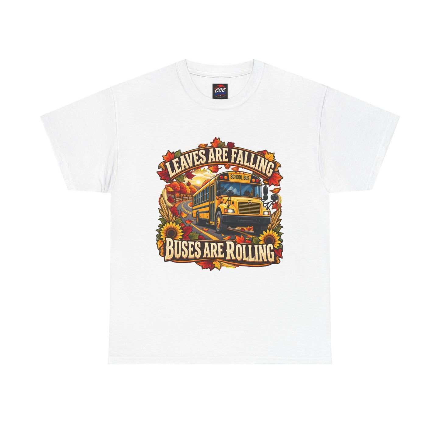 Leaves Are Falling, Buses Are Rolling T‑Shirt