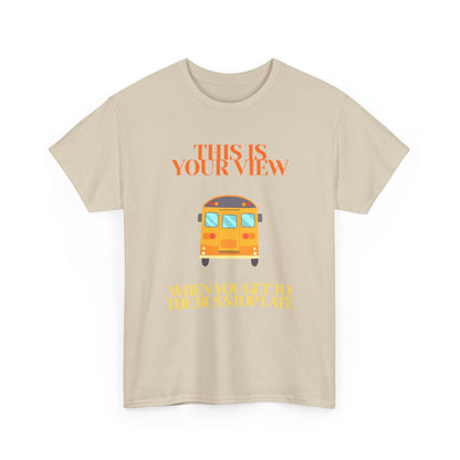Funny 'Missed the Bus' Student T-Shirt