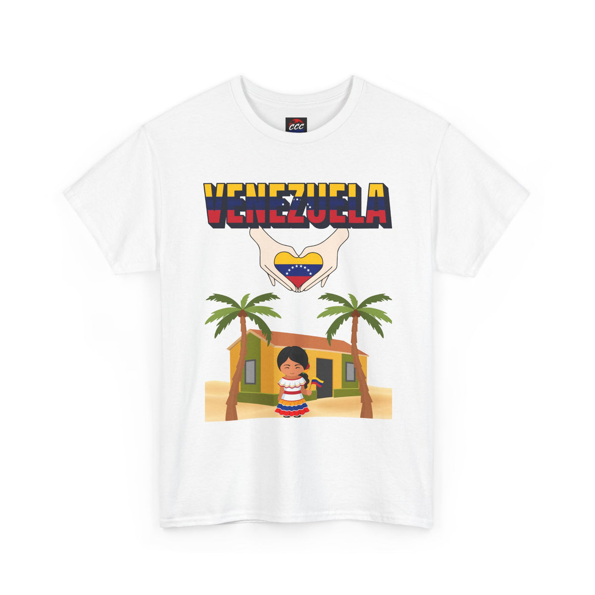 Venezuela Heart Graphic T-Shirt