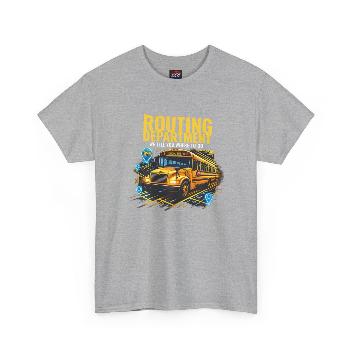Routing Department School Bus T-Shirt