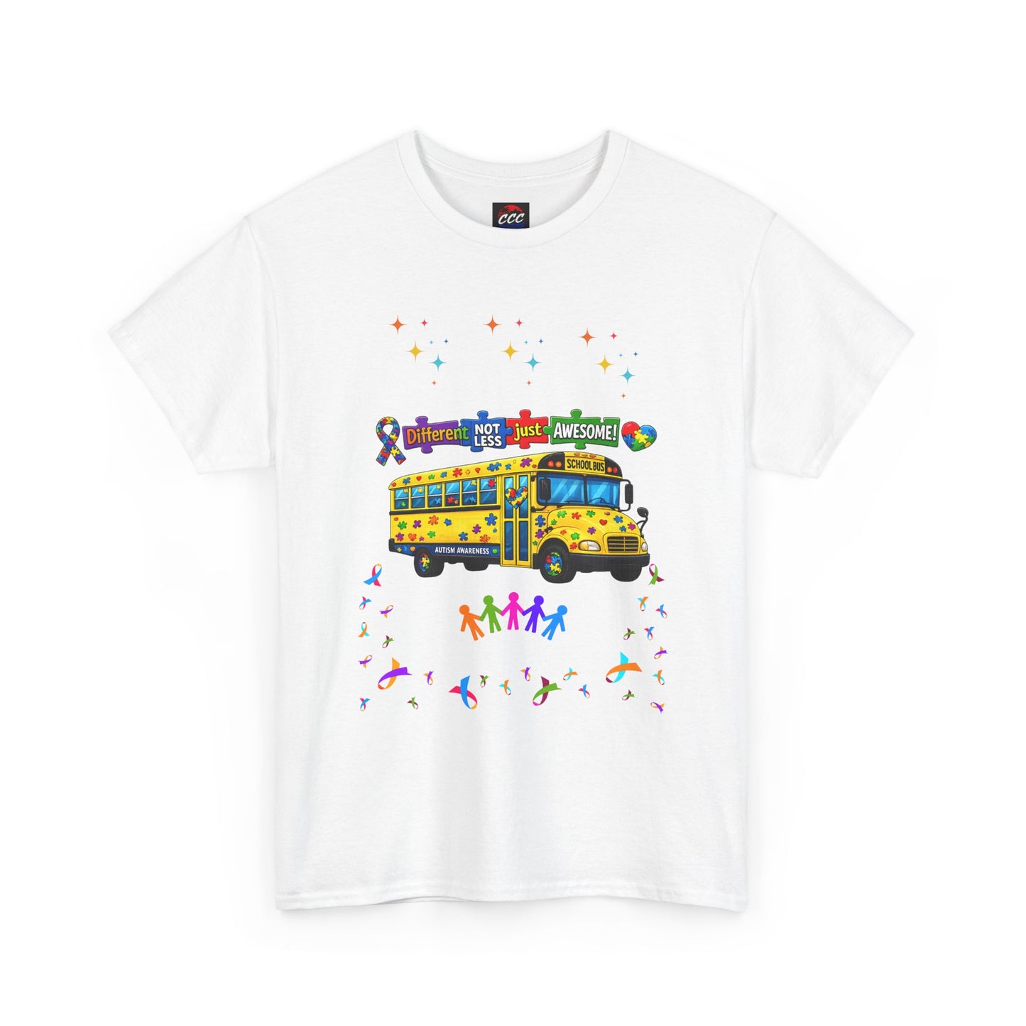 Autism Awareness School Bus T-Shirt