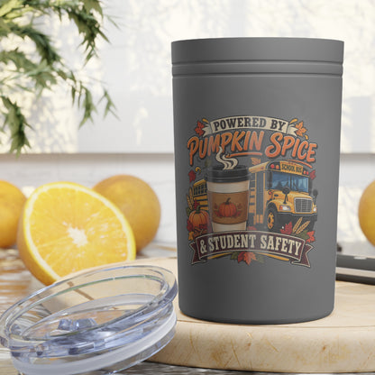 Pumpkin Spice & Student Safety 11oz Insulated Travel Cup