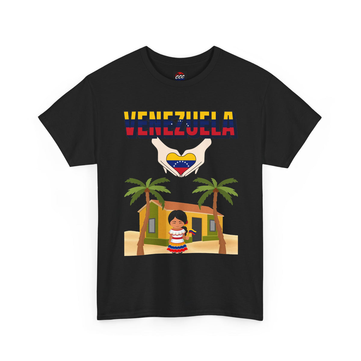 Venezuela Heart Graphic T-Shirt