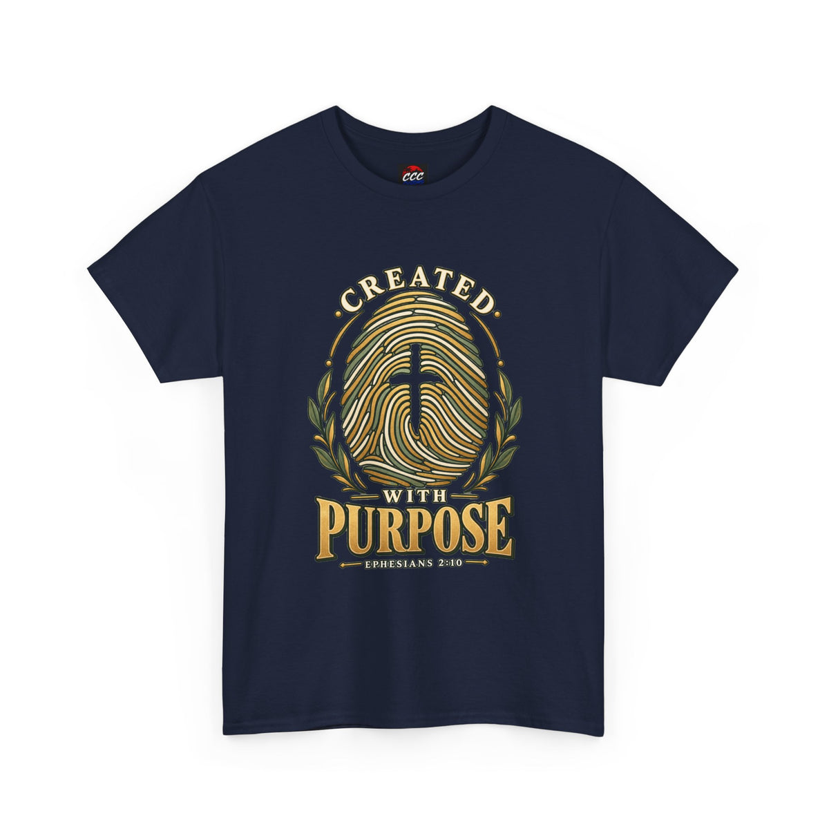Created With Purpose Christian Tee