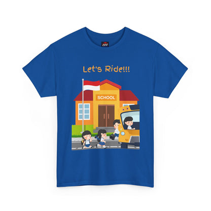 Let’s Ride! School Bus Kids T-Shirt