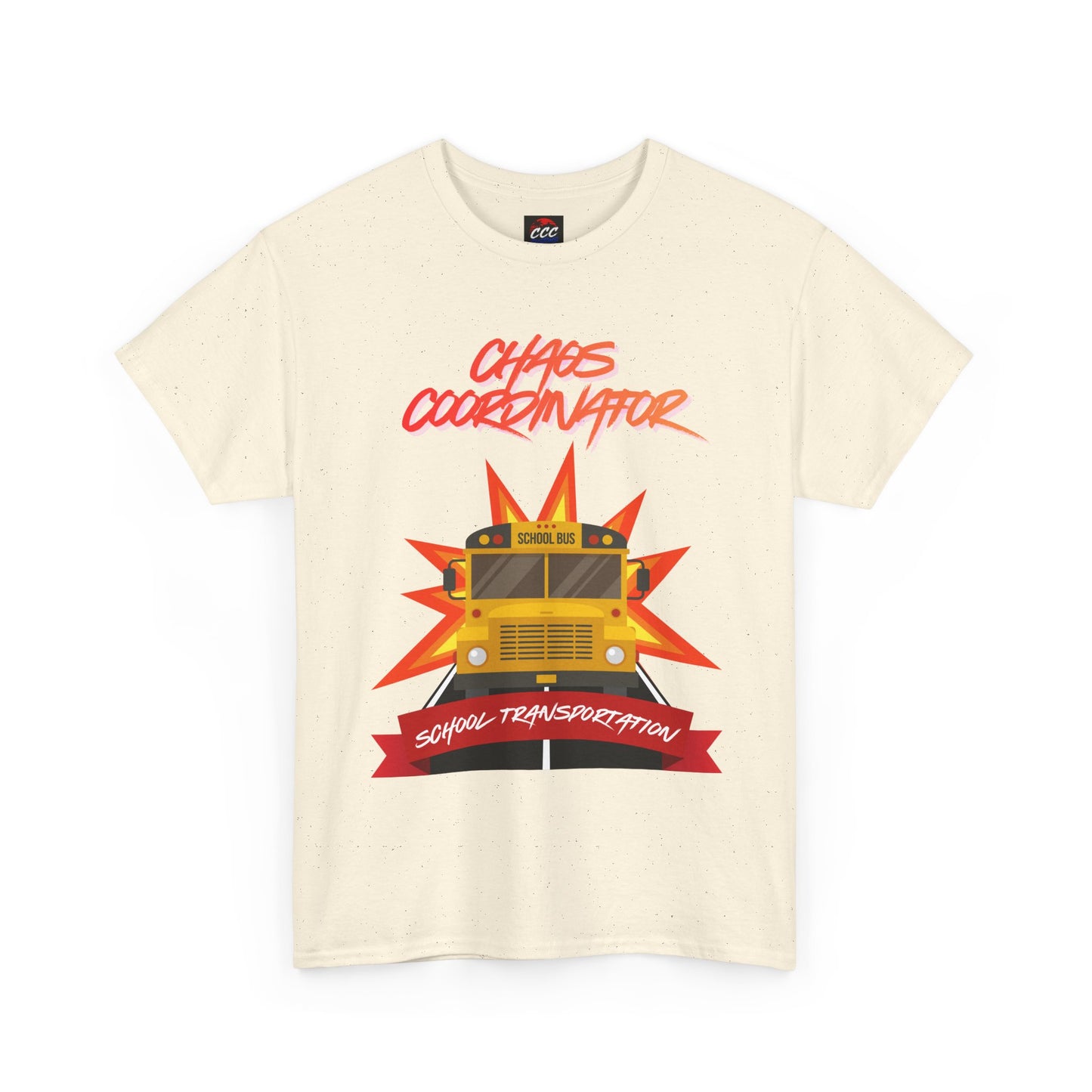 Chaos Coordinator School Bus T-Shirt
