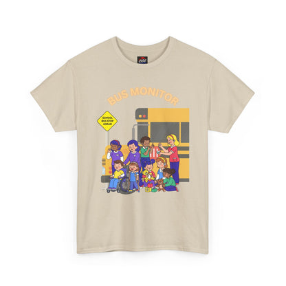Bus Monitor with Students T-Shirt