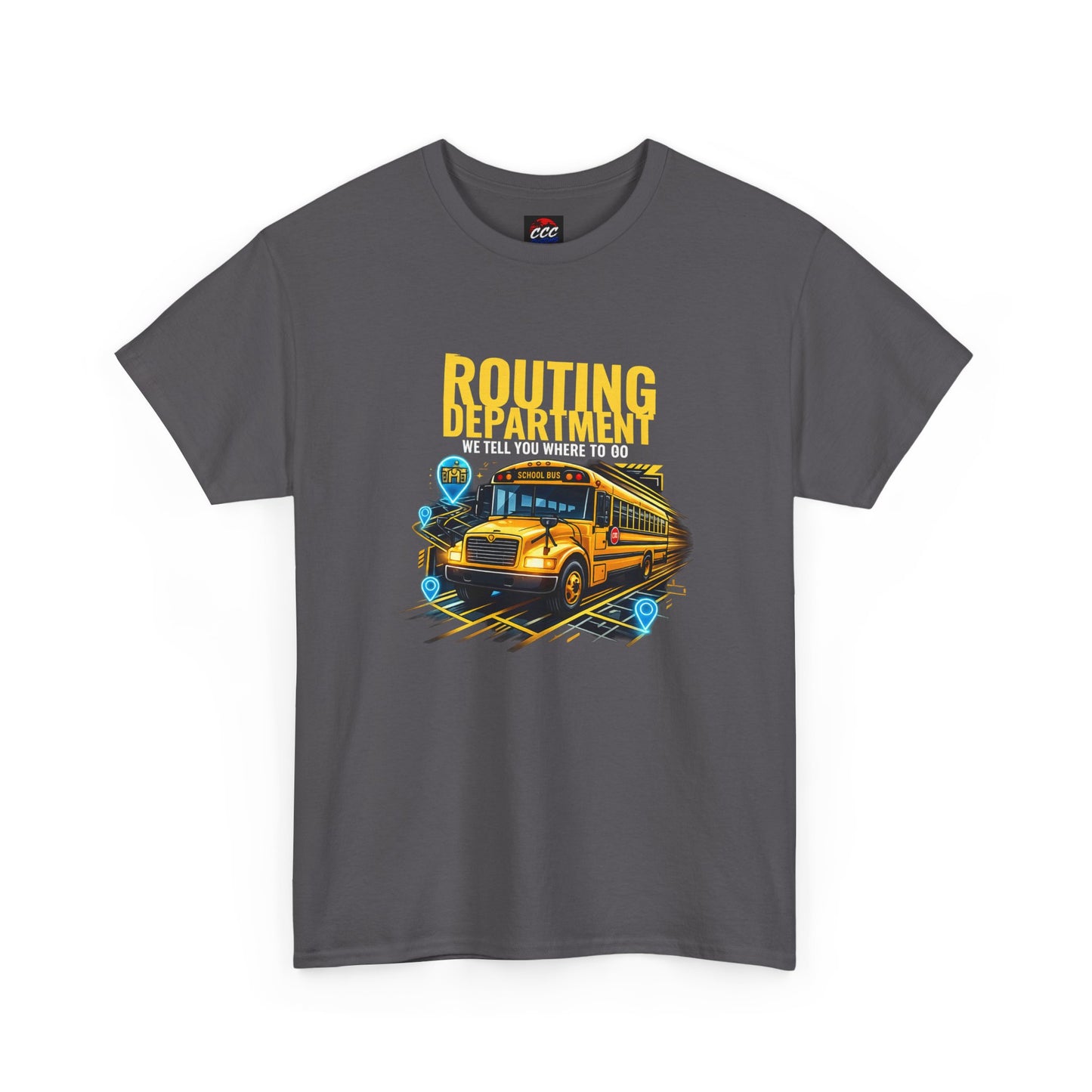 Routing Department School Bus T-Shirt