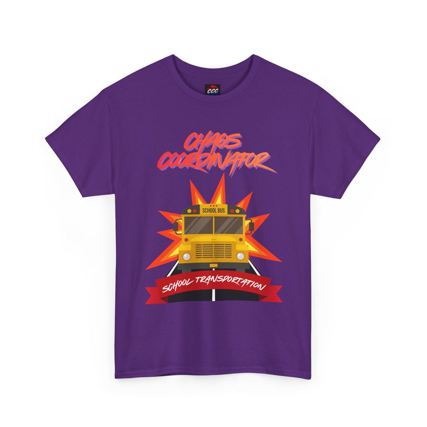 Chaos Coordinator School Bus T-Shirt