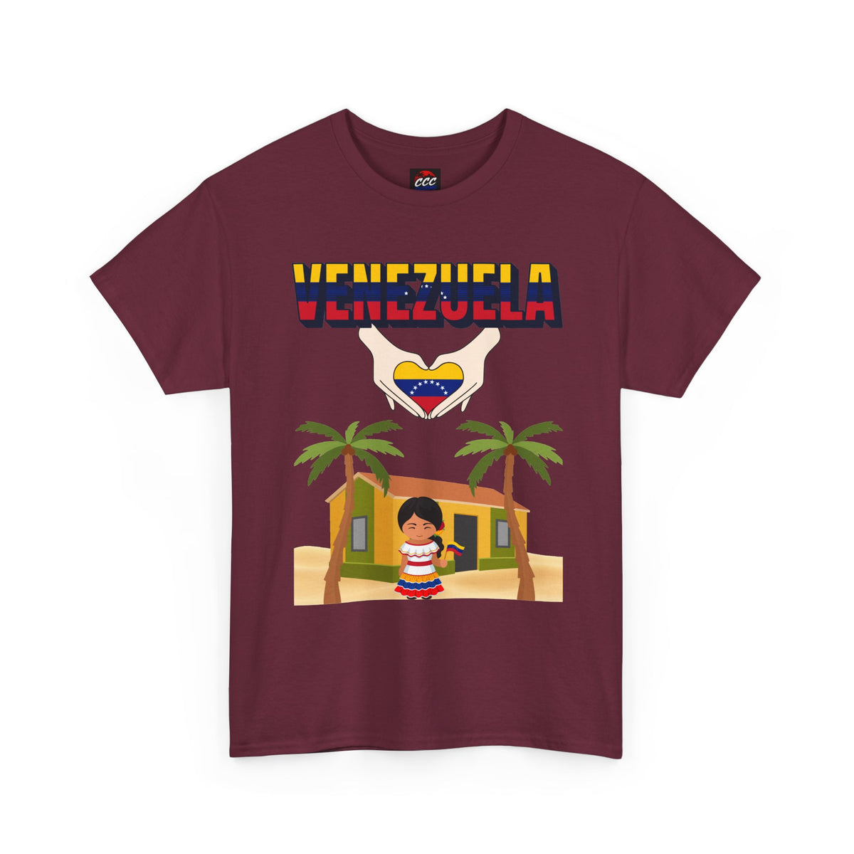 Venezuela Heart Graphic T-Shirt