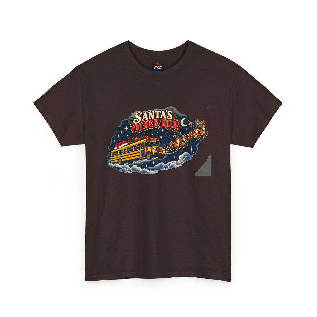 Santa’s Other Ride Christmas School Bus Tee