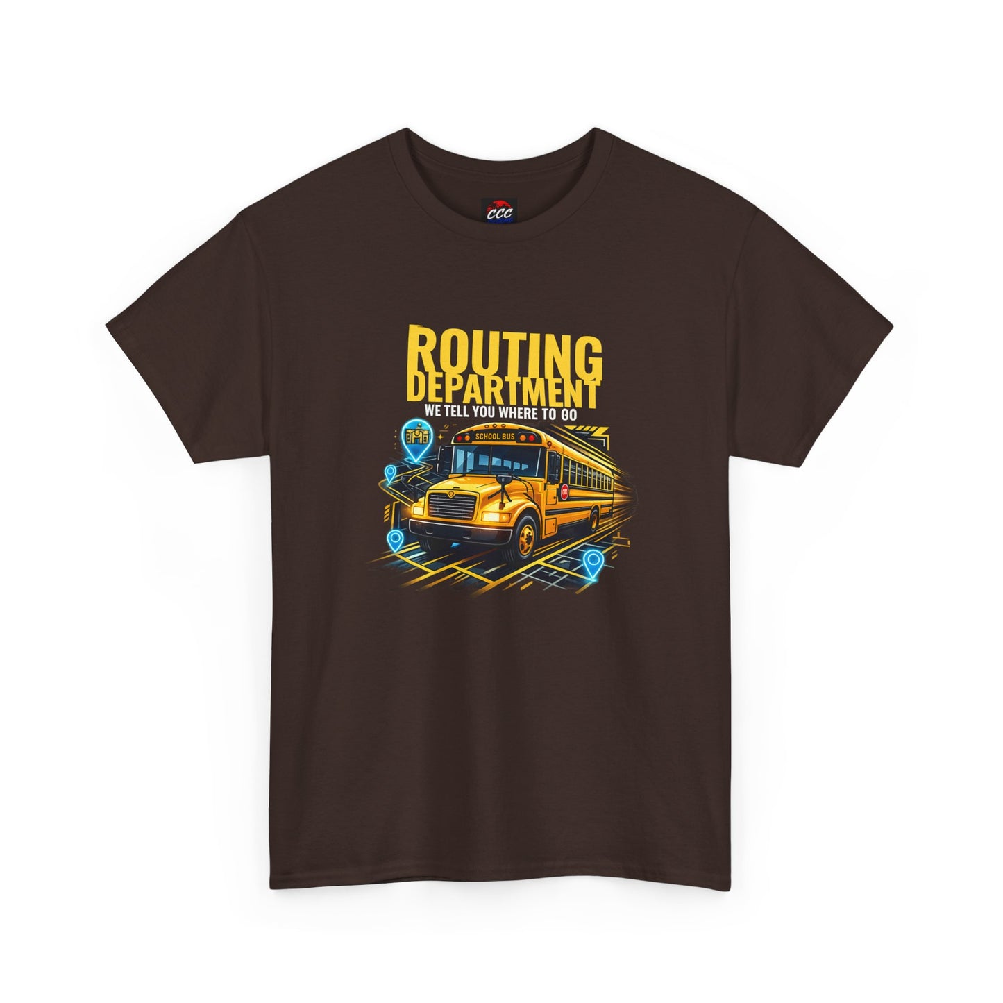 Routing Department School Bus T-Shirt