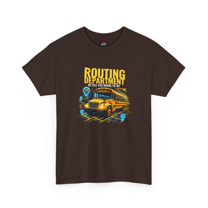 Routing Department School Bus T-Shirt