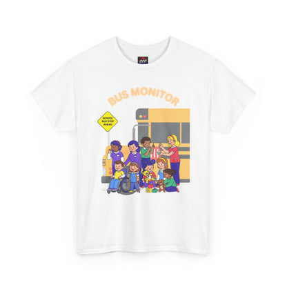 Bus Monitor with Students T-Shirt