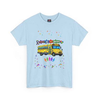 Autism Awareness School Bus T-Shirt