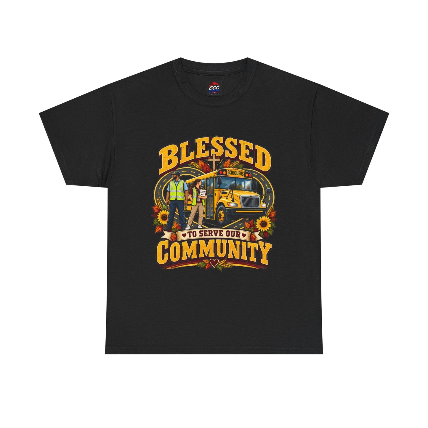 Blessed To Serve Our Community Tee — Fall Version