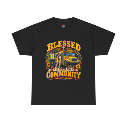 Blessed To Serve Our Community Tee — Fall Version