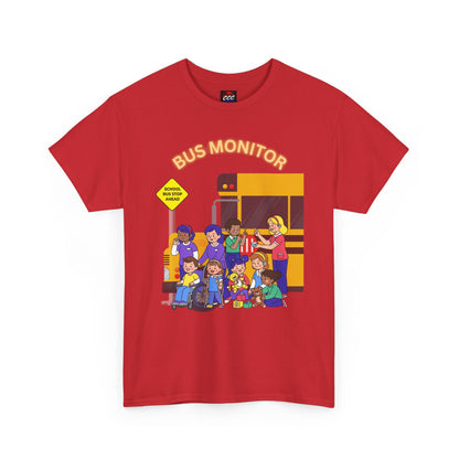 Bus Monitor with Students T-Shirt
